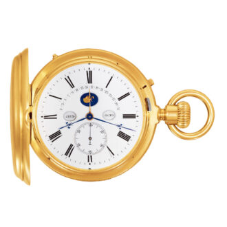 Very fine Swiss gold perpetual calendar watch Circa 1875