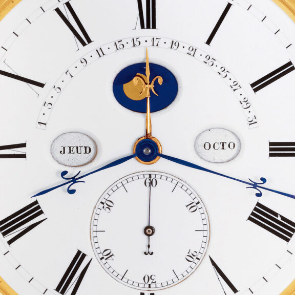 Very fine Swiss gold perpetual calendar watch Circa 1875 Very fine Swiss gold perpetual calendar watch Circa 1875
