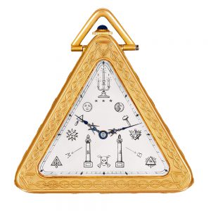 Fine Swiss 12 carat gold Masonic dress watch Circa 1935