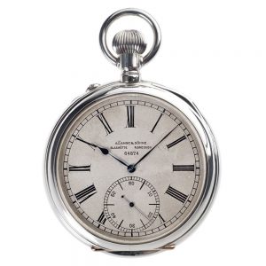 German silver half seconds beating deck chronometer Circa 1913