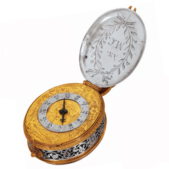 French or German silver self strike verge watch Circa 1600 French or German silver self strike verge watch Circa 1600French or German silver self strike verge watch Circa 1600