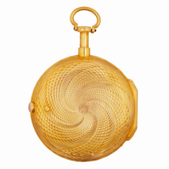 Fine French gold dumb quarter repeating watch Circa 1752