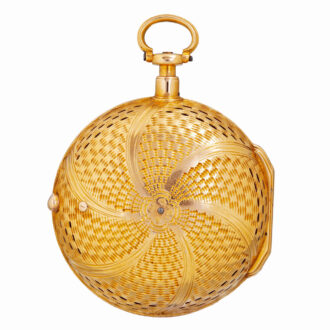 French gold quarter repeating and striking verge Circa 1760