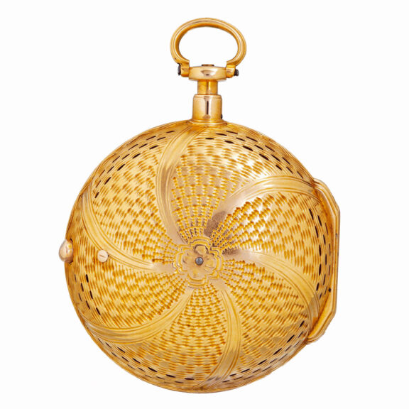 French gold quarter repeating and striking verge Circa 1760 French gold quarter repeating and striking verge Circa 1760