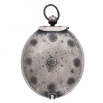 Early Turkish silver egg shape pre balance spring watch Circa 1650