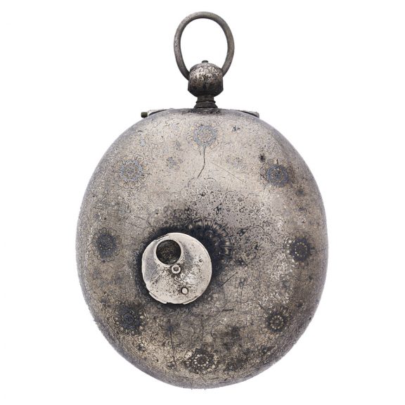 Early Turkish silver egg shape pre balance spring watch Circa 1650 Early Turkish silver egg shape pre balance spring watch Circa 1650