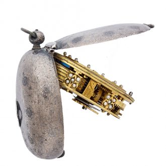 Early Turkish silver egg shape pre balance spring watch Circa 1650