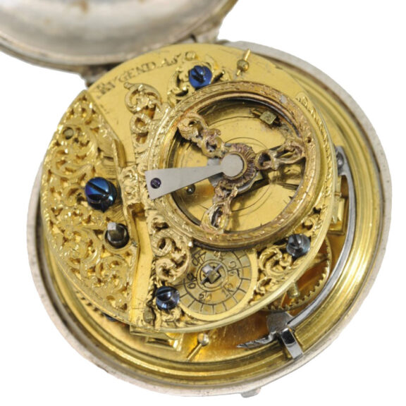 German silver pare cased verge pocket watch Circa 1720 German silver pare cased verge pocket watch Circa 1720