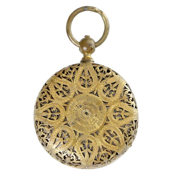 German bronze coach clock with hour strike and alarm Circa 1680 German bronze coach clock with hour strike and alarm Circa 1680
