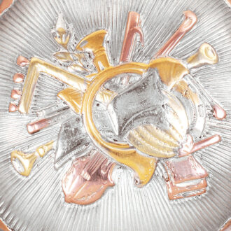 French silver and gold à tact quarter repeating verge Circa 1750