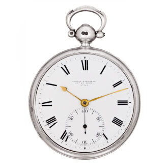 Fine English silver key wound chronometer watch Circa 1804