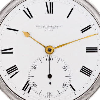 Fine English silver keywound chronometer watch Circa 1804