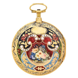 English clock watch verge for the Turkish market Circa 1795