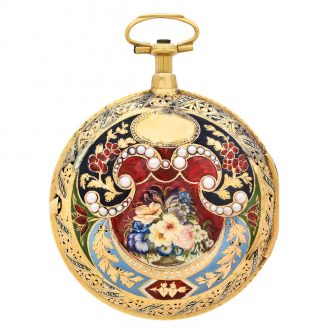 English clock watch verge for the Turkish market Circa 1795