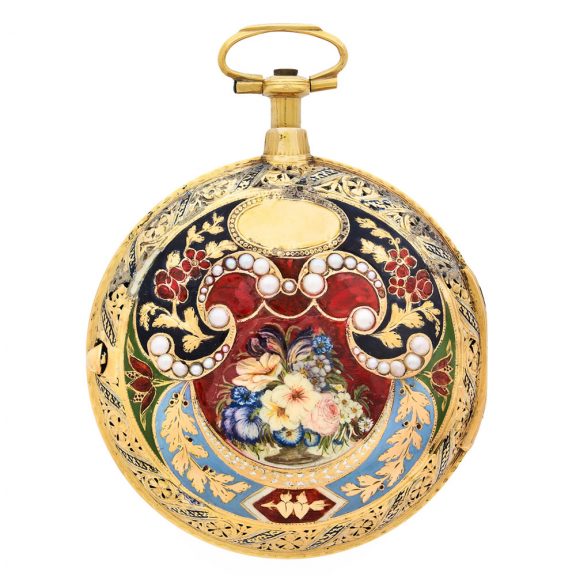 English clock watch verge for the Turkish market Circa 1795