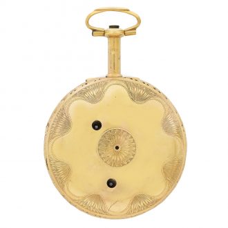English clock watch verge for the Turkish market Circa 1795