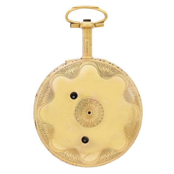 English clock watch verge for the Turkish market Circa 1795 English clock watch verge for the Turkish market Circa 1795