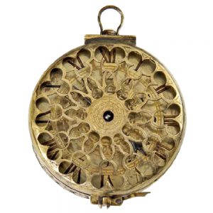 German brass one handed coach watch Circa 1660