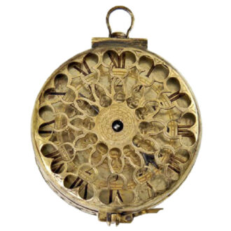German brass one handed coach watch Circa 1660