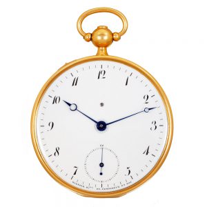 French gold quarter repeater with grande sonnerie Circa 1809