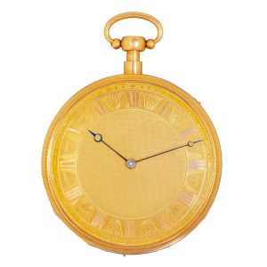Swiss gold repeating watch with musical movement Circa 1810