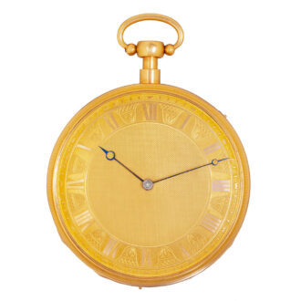 Swiss gold repeating watch with musical movement Circa 1810