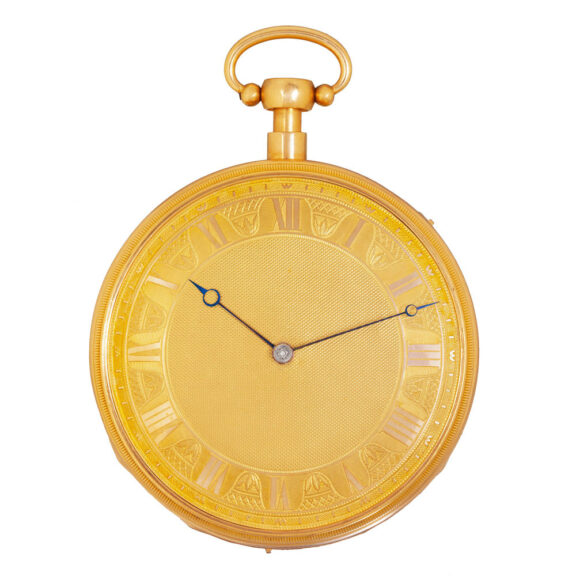 Swiss gold repeating watch with musical movement Circa 1810