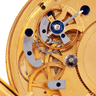 French 18 carat gold watch of eight-day duration Circa 1815