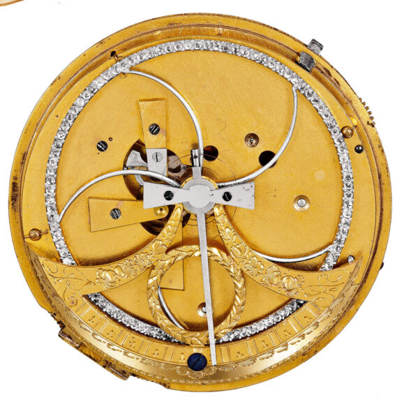 Swiss gold watch with date for the Chinese market Circa 1800 Swiss gold watch with date for the Chinese market Circa 1800