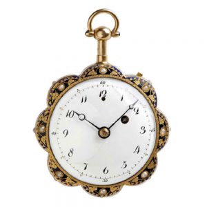 Swiss gold flower shaped quarter repeating pocket watch Circa 1810