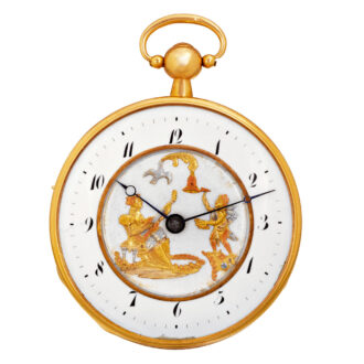 Swiss musical striking and repeating cylinder watch Circa 1820