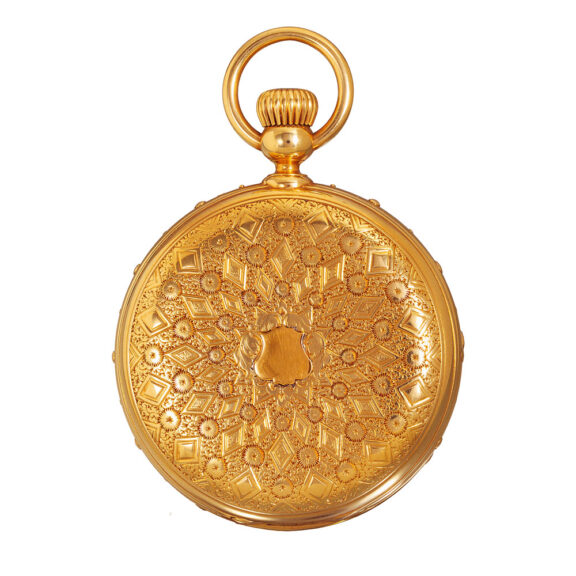 Swiss gold watch with montre à tact and calendar Circa 1870 Swiss gold watch with montre à tact and calendar Circa 1870Swiss gold watch with montre à tact and calendar Circa 1870