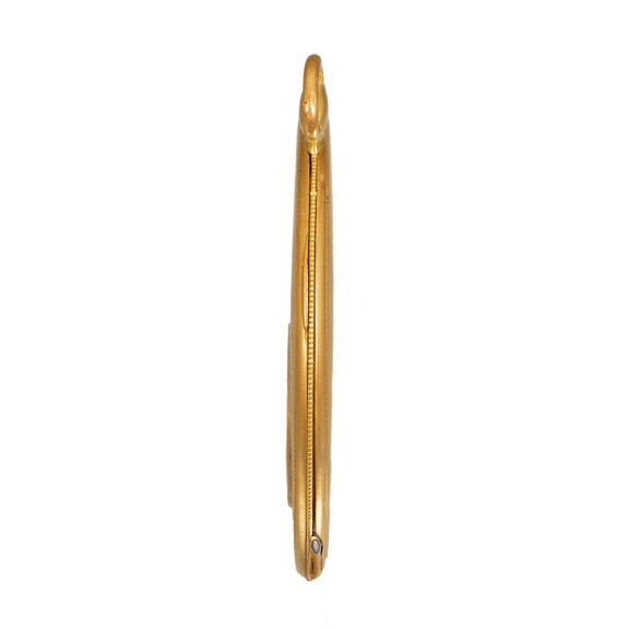Swiss 18 carat gold ultra thin coin pocket watch Circa 1850 Swiss 18 carat gold ultra thin coin pocket watch Circa 1850
