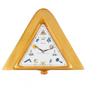 Large Swiss gilt eight day going Masonic keyless watch Circa 1920