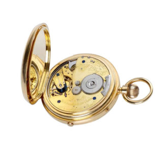 English gold minute repeater with perpetual calendar Circa 1884