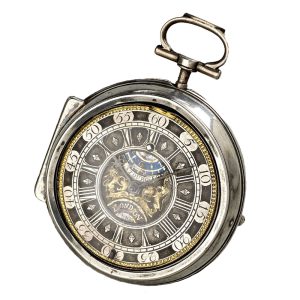 English silver verge open faced pocket watch Circa 1696