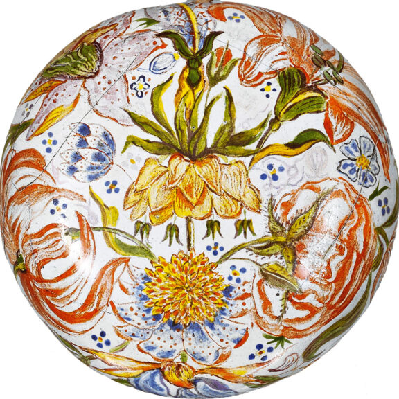 Dutch gold and enamel watch with leather box Circa 1670 Dutch gold and enamel watch with leather box Circa 1670