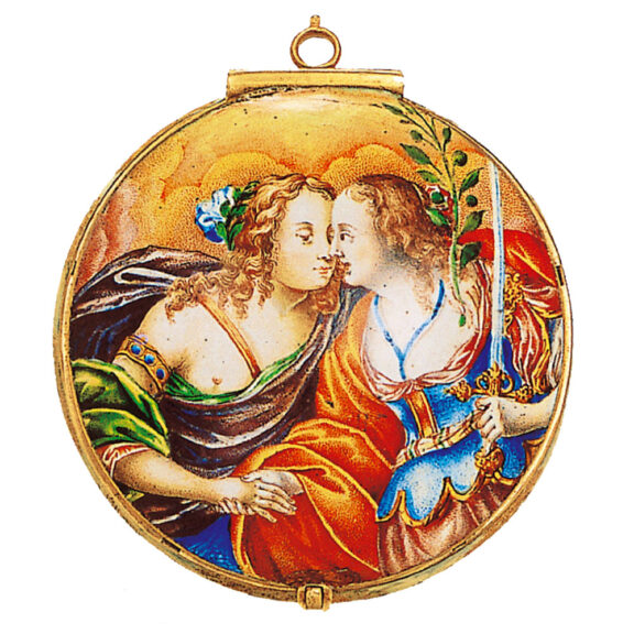 Dutch gold single hand watch with concealed dial Circa 1650 Dutch gold single hand watch with concealed dial Circa 1650