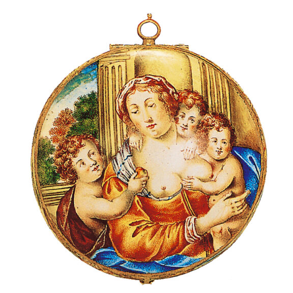 Dutch gold single hand watch with concealed dial Circa 1650