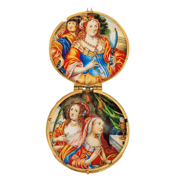 Dutch gold single hand watch with concealed dial Circa 1650 Dutch gold single hand watch with concealed dial Circa 1650