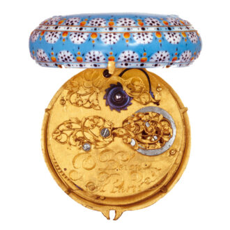 Rare French gold pre-hair spring verge watch Circa 1650