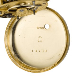 American pair cased pocket watch with chatelaine Circa 1840
