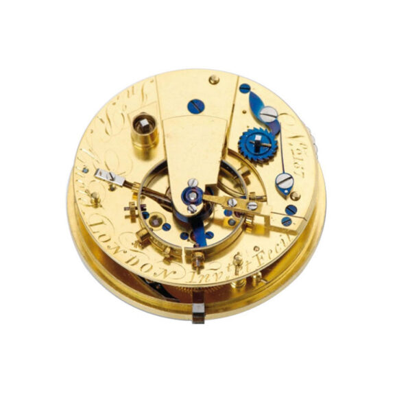 English silver open faced chronometer Circa 1818 English silver open faced chronometer Circa 1818