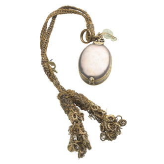 English gilt-metal and silver mounted verge watch Circa 1620