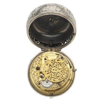 English silver quarter repeating verge pocket watch Circa 1710