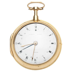 English gold pair cased quarter repeater with date Circa 1790