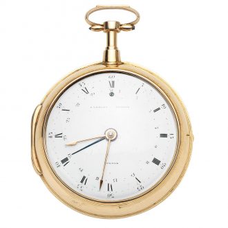 English gold pair cased quarter repeater with date Circa 1790 English gold pair cased quarter repeater with date Circa 1790