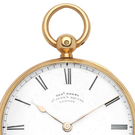 English gold lever pocket watch with English lever Circa 1867 English gold lever pocket watch with English lever Circa 1867