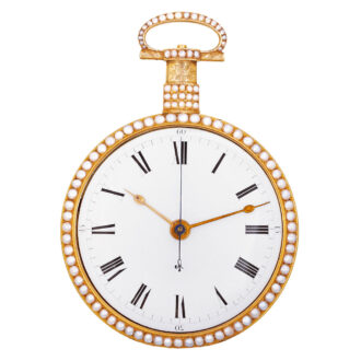 English gold enamel watch for the Chinese market Circa 1830