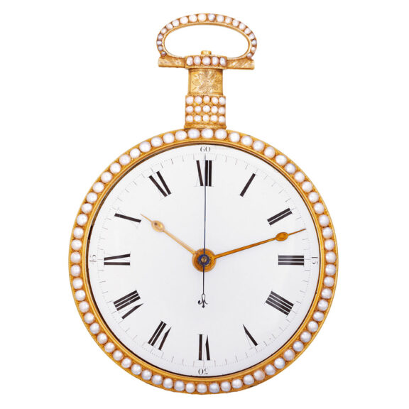 English gold enamel watch for the Chinese market Circa 1830 English gold enamel watch for the Chinese market Circa 1830